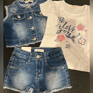 NWT Set-  By Pink Rabbit. Bought in Portugal,unfortunately it didn’t fit my girl